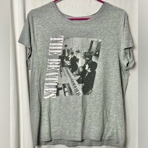 The Beatles Studio Session Retro Graphic T-Shirt Size Large